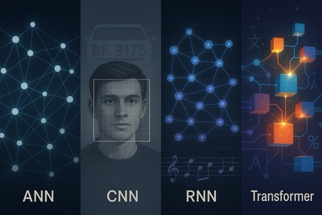 Популярные типы нейросетей