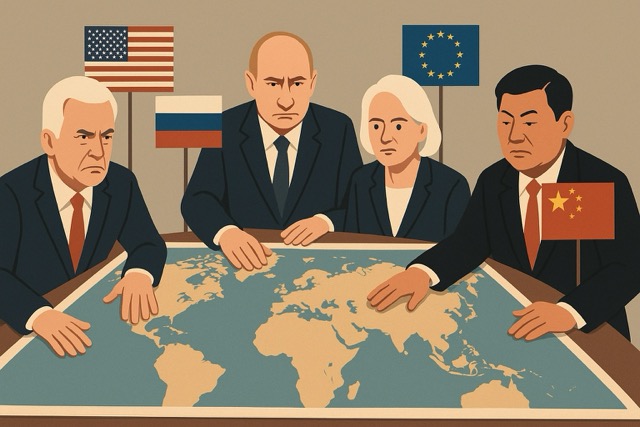 Как мировые державы делят мир